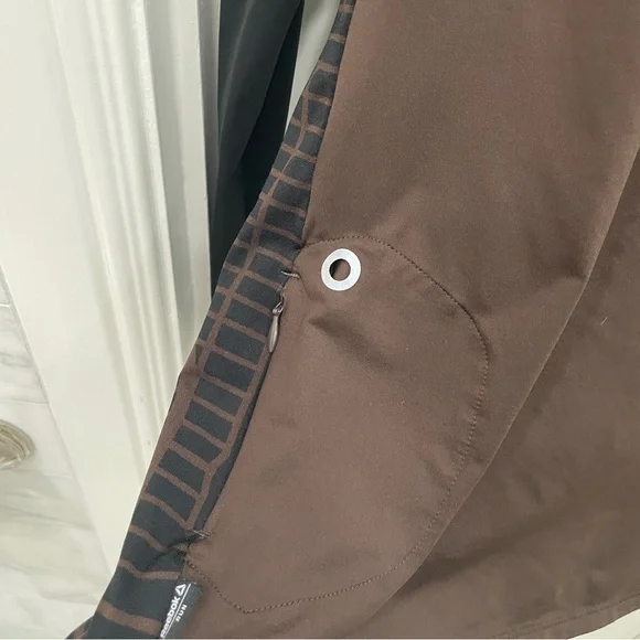 Reebok Running Quarter Zip Pullover Black and Brown NYC Marathon Size S - Picture 5 of 6